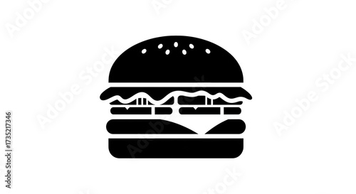 Hamburger icon graphic design isolated