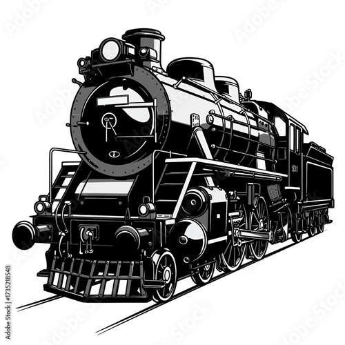 Vintage Steam Locomotive