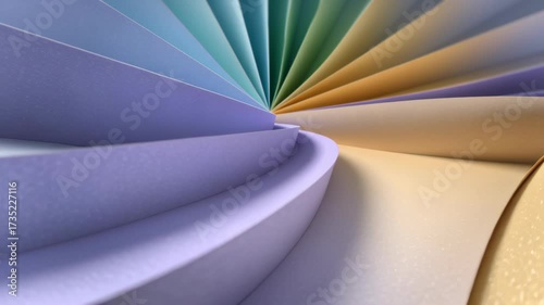 Colorful Paper Folded Design Abstract Background for Creative Projects