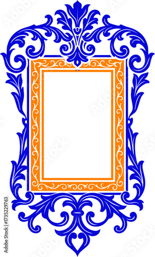 Ornate Frame with Floral Swirls and Detailed Border, Glass border, image frame, page cover border decoration, floral corner, cover design.
Elegant Floral Border with Intricate Leaf and Bloom Details, 