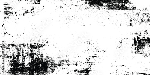 black and white rough vintage distress, Texture of old surface on background, blank white grunge ripped torn posters crumpled background.