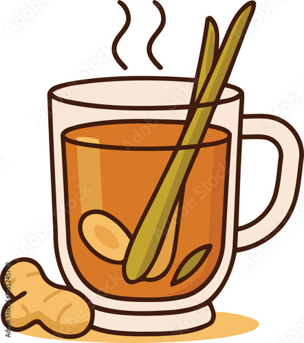 Wedang Serai Lemongrass Ginger Herbal Tea