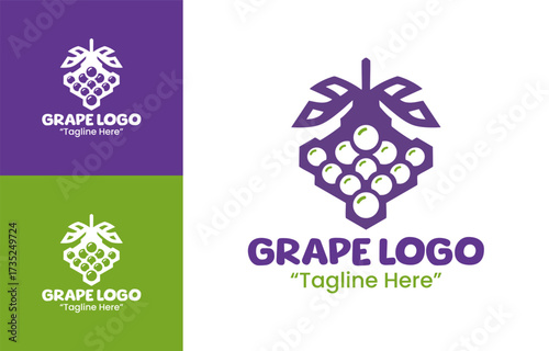 Minimal Grape Logo Mark