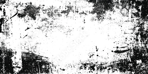 black and white rough vintage distress, Texture of old surface on background, blank white grunge ripped torn posters crumpled background.