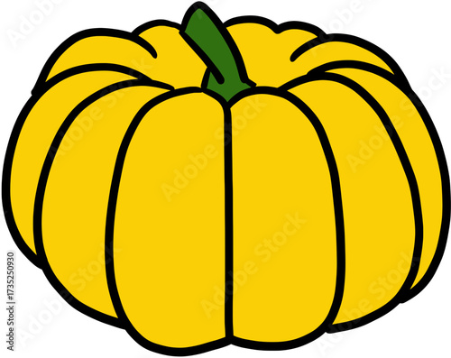 pumpkin isolated on white