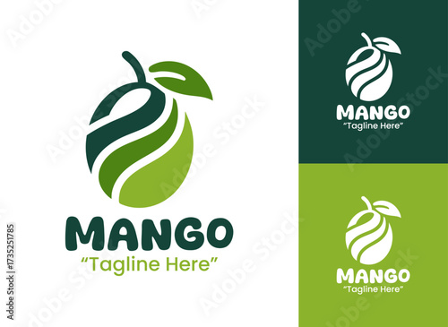 Mango Logo Premium Exotic Food Branding