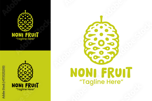 Noni Logo Clean Natural Cafe Symbol