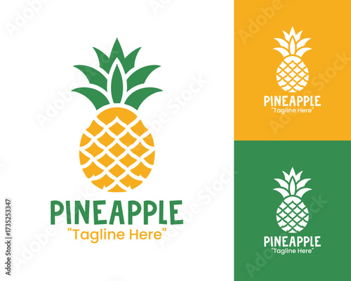 Pineapple Logo Professional Creative Brand Design