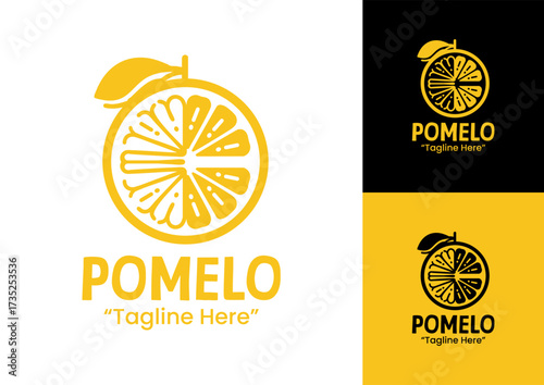 Pomelo Logo Premium Exotic Lifestyle Emblem