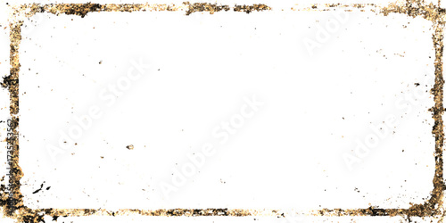 Abstract grunge border is distressed with rough edges, splattered marks, scratches, and worn-out textures, while the irregular border gives it an artistic, raw, and edgy feel.