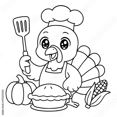 Thanksgiving black and white coloring pages! Includes cute holiday doodles, festive line art illustrations, and printable sheets. Perfect for crafts, classroom decorations, and fun kids’ holiday activ