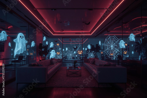 Halloween smart apartment
