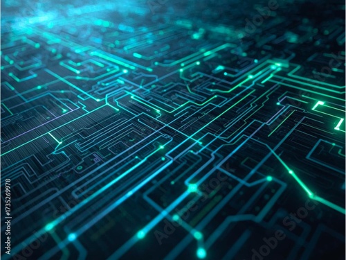 Futuristic Circuit Board