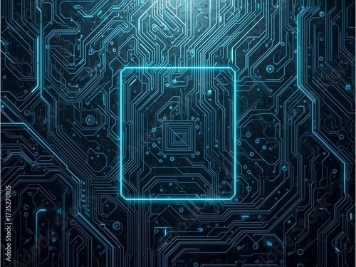 Futuristic Circuit Board