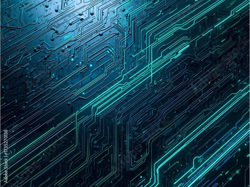Futuristic Circuit Board