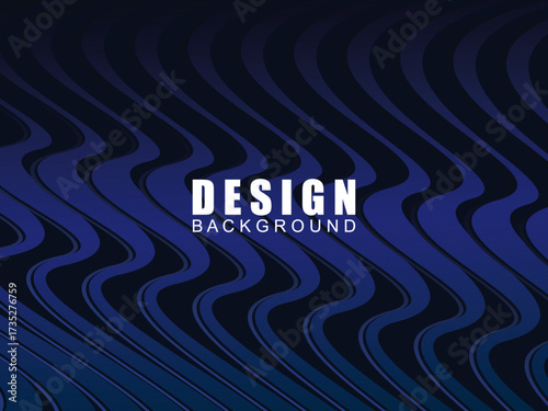 Premium background design with dark blue luxury motif. Vector horizontal template, for digital lux business banners, contemporary formal invitations, luxury vouchers, gift certificates, etc.