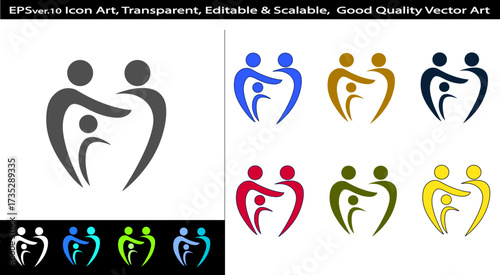 Medical Fitness Health Icon Set | Editable Shape PNG Design AI EPS Vector File