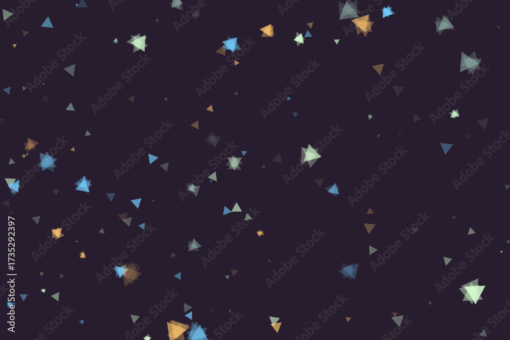 Fototapeta premium Triangle Pattern on Dark Background, Abstract Geometric Triangles Design Elements