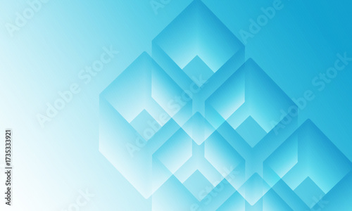 Stunning modern geometric design with vibrant blue hues, perfect for contemporary branding and technology presentations needing fresh visuals