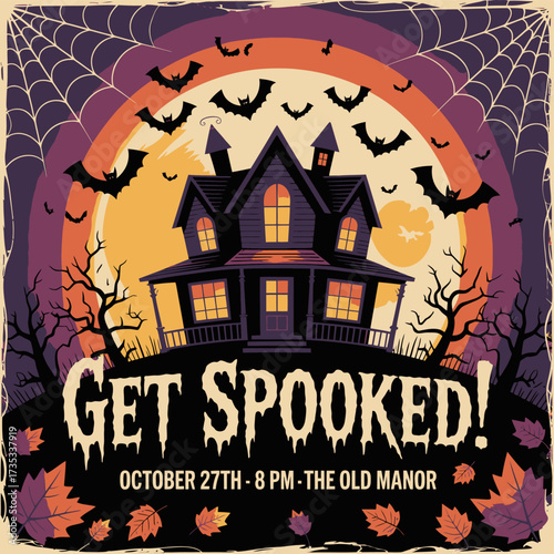 Get spooked at the old manor on october 27th at 8 pm for a frighteningly fun halloween celebration