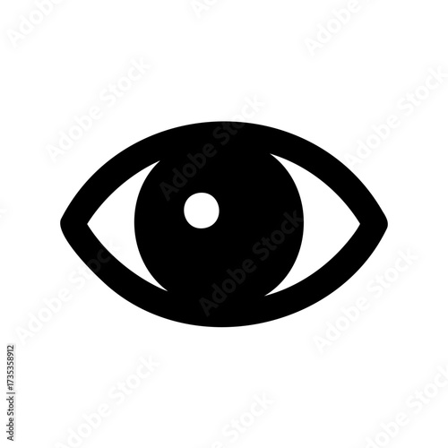 A minimalist eye icon providing visual access for users and stakeholders