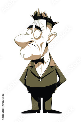 1888-large-head-male-cartoon-character-standing-in-dinner-jacket