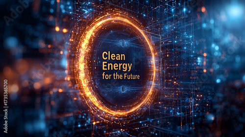 Next-gen nuclear startup poster highlighting clean energy Generative AI
