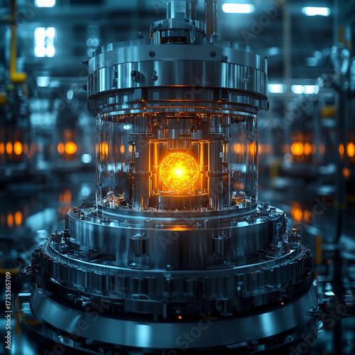 Next-generation small modular nuclear reactor in operation Generative AI