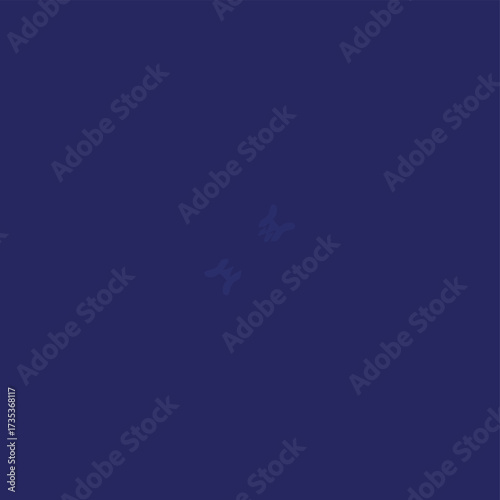 A dark blue background with faint, abstract, lighter blue symbols subtly placed in the center, creating a minimalist and enigmatic visual.