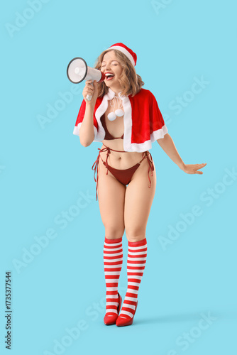 Attractive young woman in s...