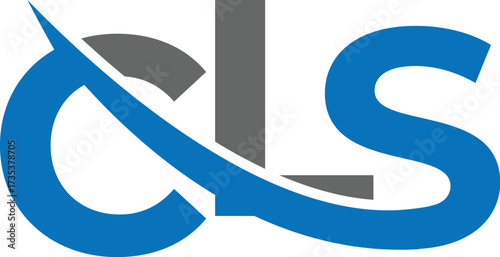 CLS Letter Initial Logo Design Template Vector Illustration