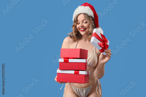 Attractive young woman in s...