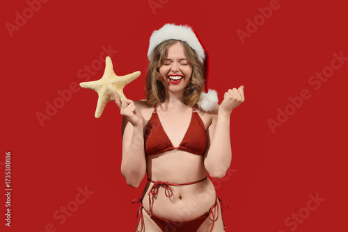 Attractive young woman in s...
