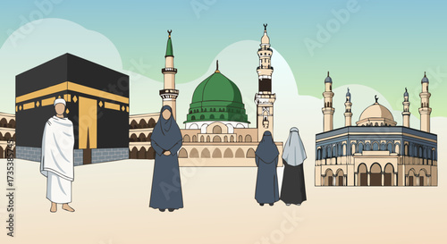 Islamic Holy Sites: Kaaba, Medina & Pilgrimage