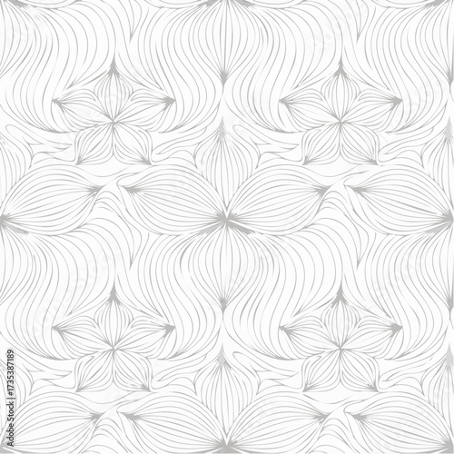 African pattern isolated with white highlights
1