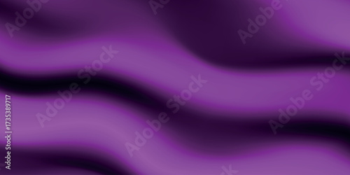 Silk purple background. Abstract vector pattern with copy space. Liquid wave texture, smooth drapery wallpaper. Wedding fabric, satin. Wavy design for banner, card, postcard, backdrop.
