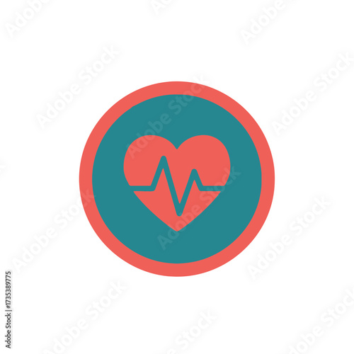 Heartbeat Icon A Symbol of Health, Wellness, and Vitality in a Modern Design