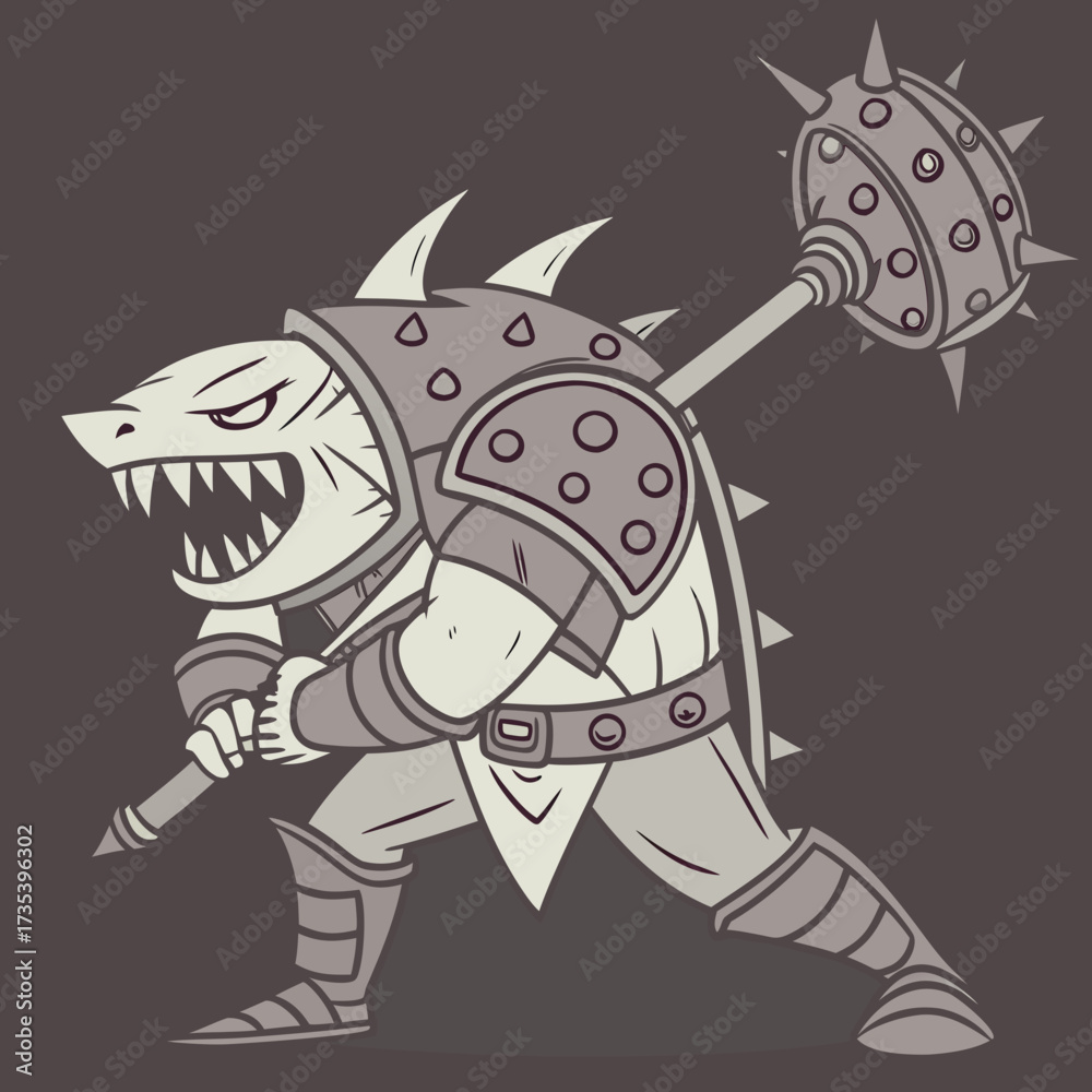 Obraz premium angry cartoon zombie