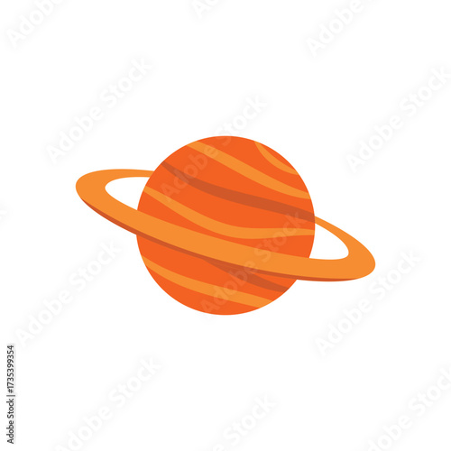 Isolated object of saturn and ring sign. Graphic of saturn and stars stock symbol for web.