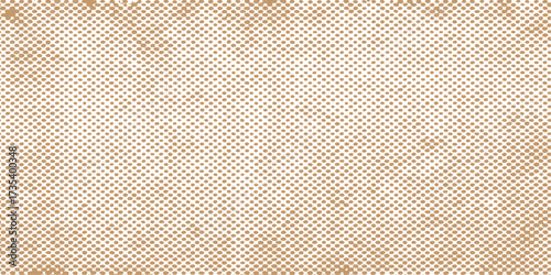 Vintage brown paper texture background with a seamless linen pattern vector illustration