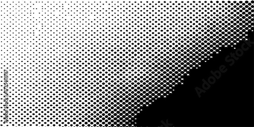 Black and white abstract dotted industrial background