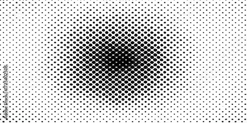 Black and white halftone dots texture background with metallic industrial pattern