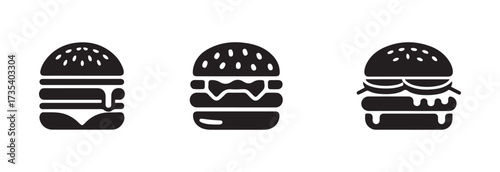 Chess Berger Silhouette icon, chess Berger vector design,  berger related filled icons,  vector illustration EPS 10.