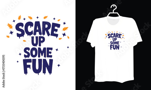 Unique Halloween Scare Up Some Fun Graphic with Spooky Elements