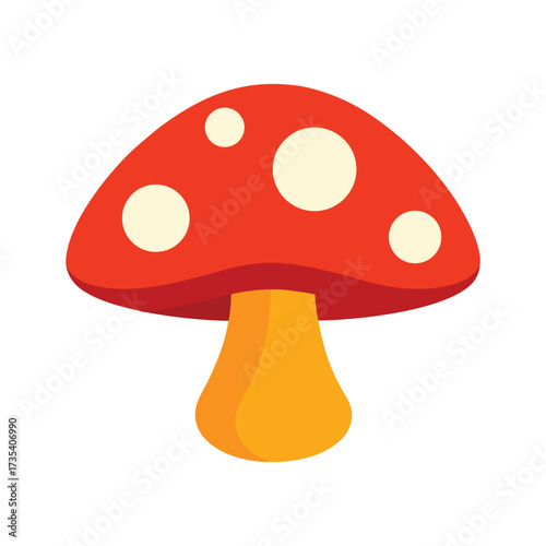 vector illustration of mushroom