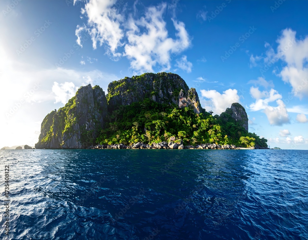 Obraz premium Tropical island vista