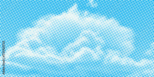 Blue and white gradient with halftone seamless pattern abstract background for backdrop or presentation. eps10