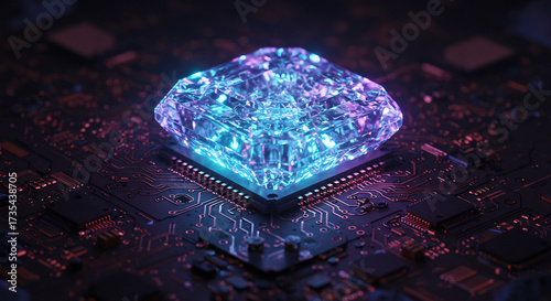 Quantum Computing Core: Futuristic Technology