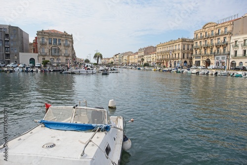 Sete, a beautiful port city in southern France. 