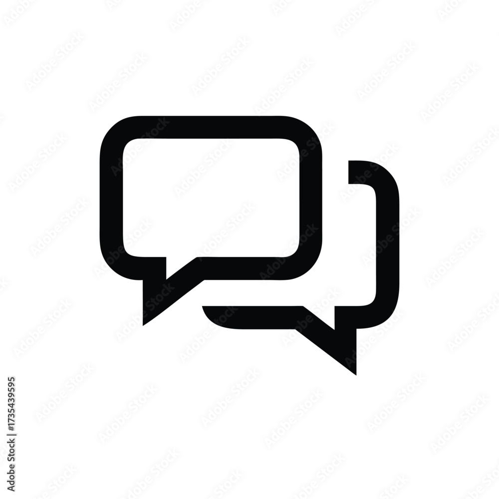 Naklejka premium Chat Conversation Icon